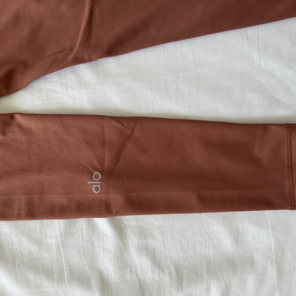 Alo High Waist Airbrush Legging Chestnut  / Small Size - Picture 6 of 6